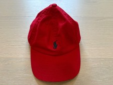Polo Ralph Lauren Kids Classic Chino Baseball Cap  Red  Size 2T-4T