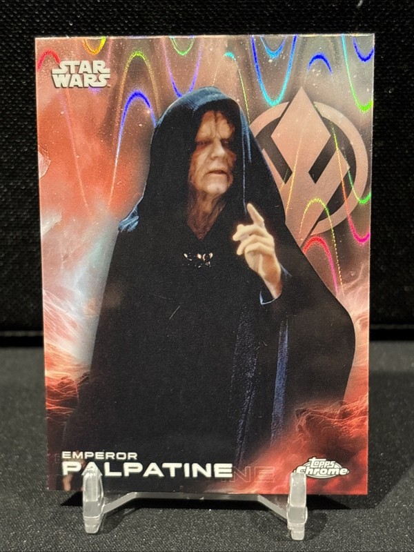 2025 Topps Chrome Star Wars Emperor Palpatine 38 Raywave Refractor