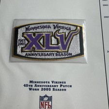 Minnesota Vikings Original Football Vintage Sports Patches for