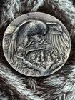 Wittnauer Mint Longines Symphonette Sterling Bald Eagle Silver Medal 36.3g