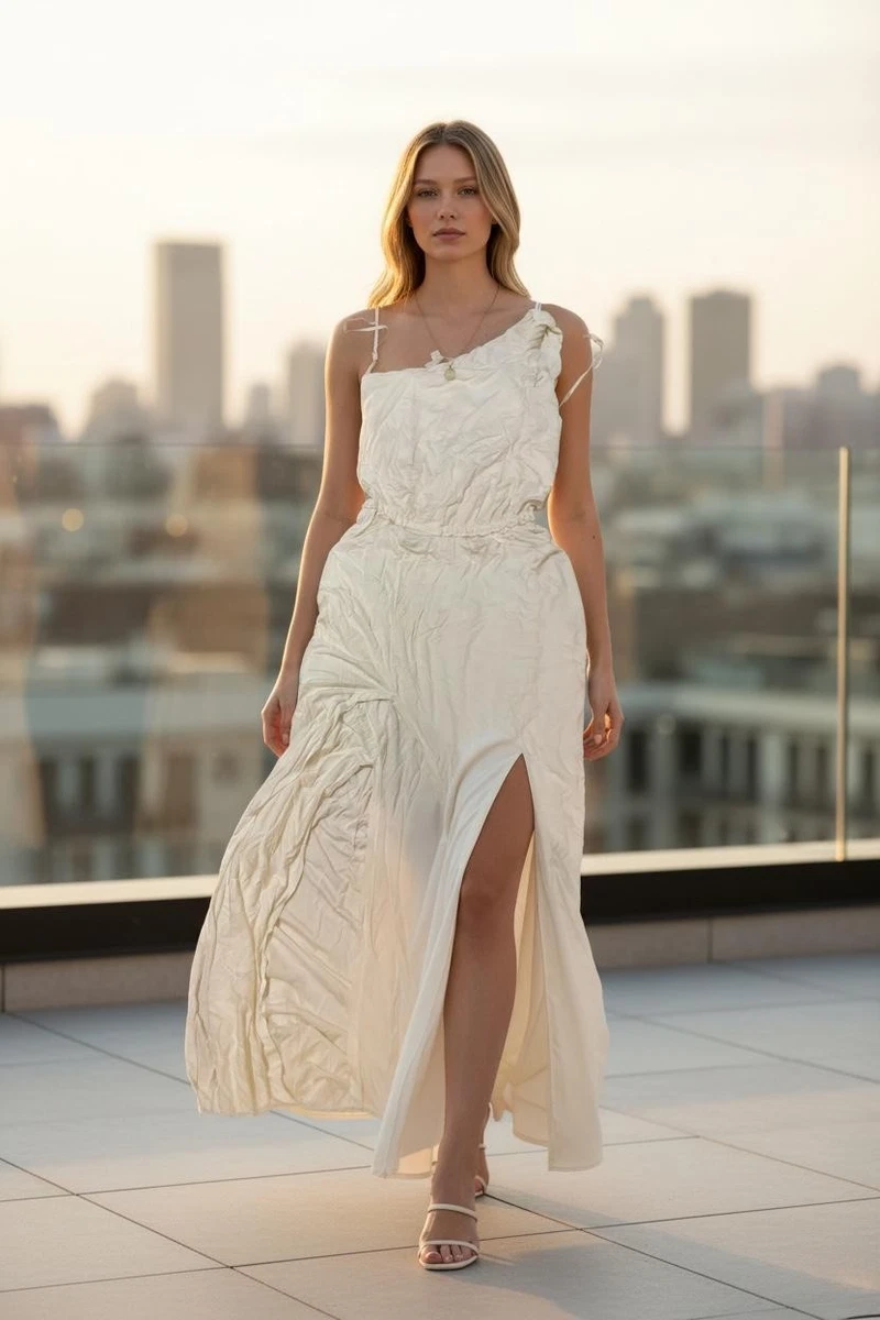 flowy white dress casual The Best Flowy White Dresses for Summer—From $22 main image 0