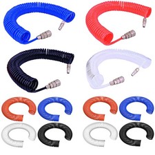 PU Recoil Air Hose Coiled Polyurethane Pneumatic Spiral Tube Air Compressor