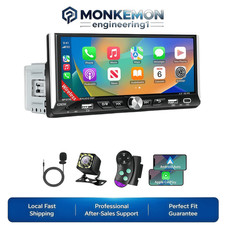 2026 6.86' Single Din Touchscreen Car Stereo with Wireless Apple Carplay Android