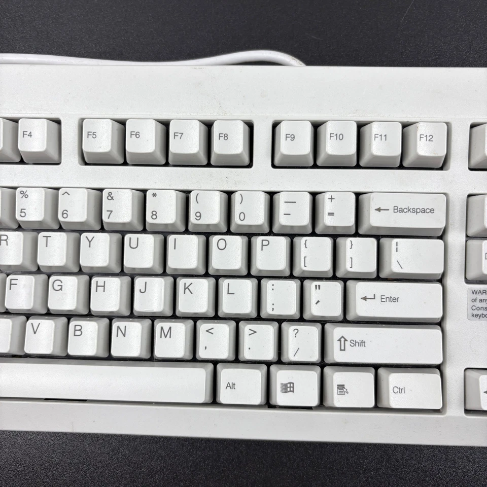 Packard Bell RT6656TW Keyboard Computer Vintage Windows 95 PS/2 Wired - Image 3 of 4