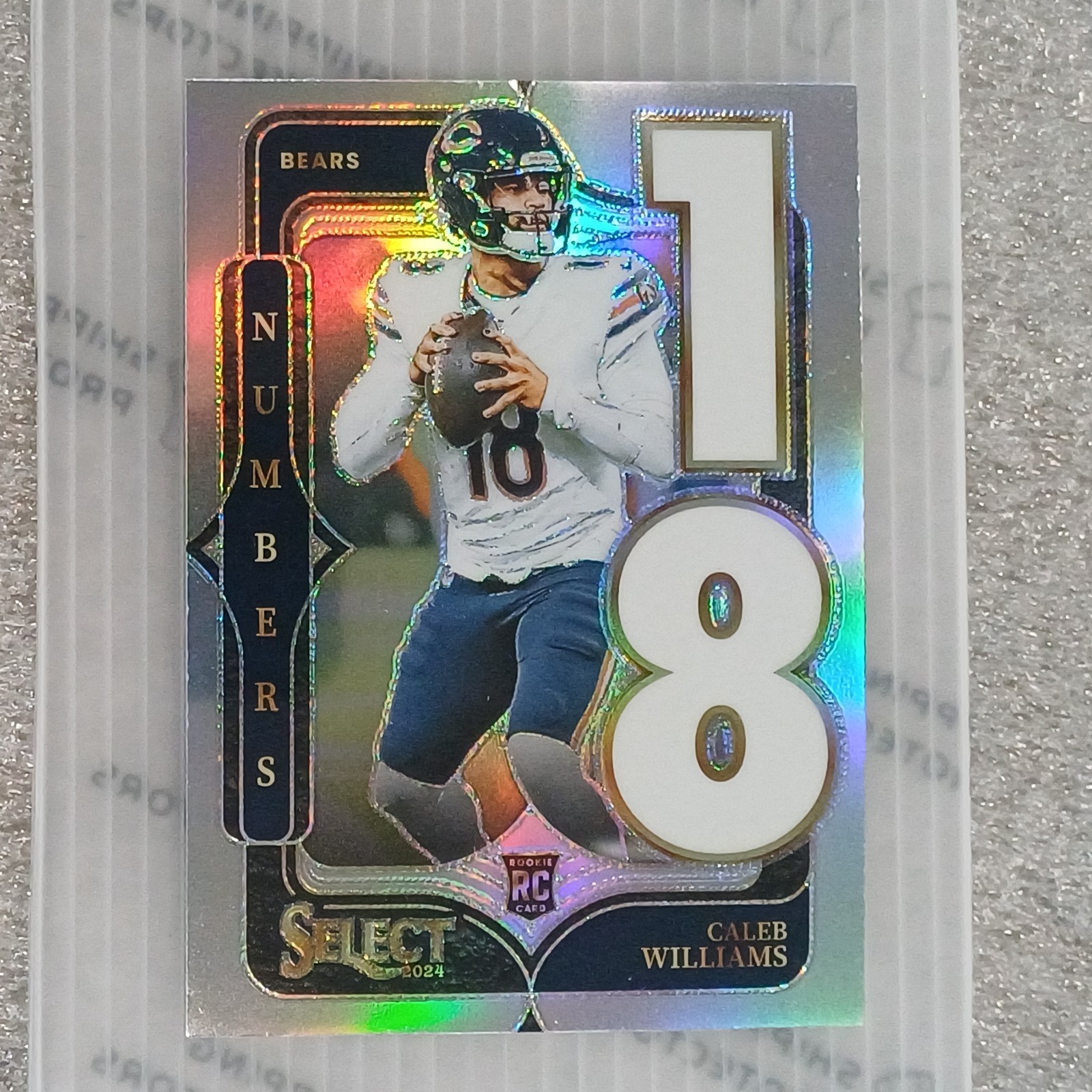 2024 Panini Select - Select Numbers Caleb Williams TRUE Silver Prizm (RC) RARE