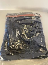 NEW Speedo Insignia Blue Mesh Equipment Bag with Backpack Straps for Swim Gear