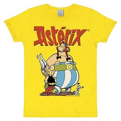 T-shirt 100% coton Logoshirt® Slim Fit Astérix et Obélix (Jaune) - M - Photo 1/4