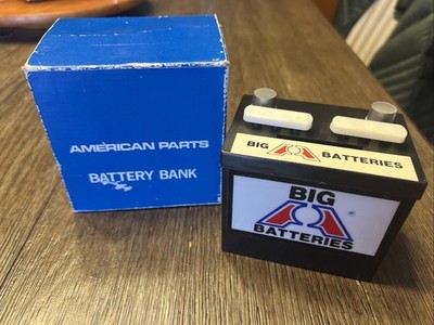 Big A Batteries Promotional Collectible Battery-Shaped Plastic Bank