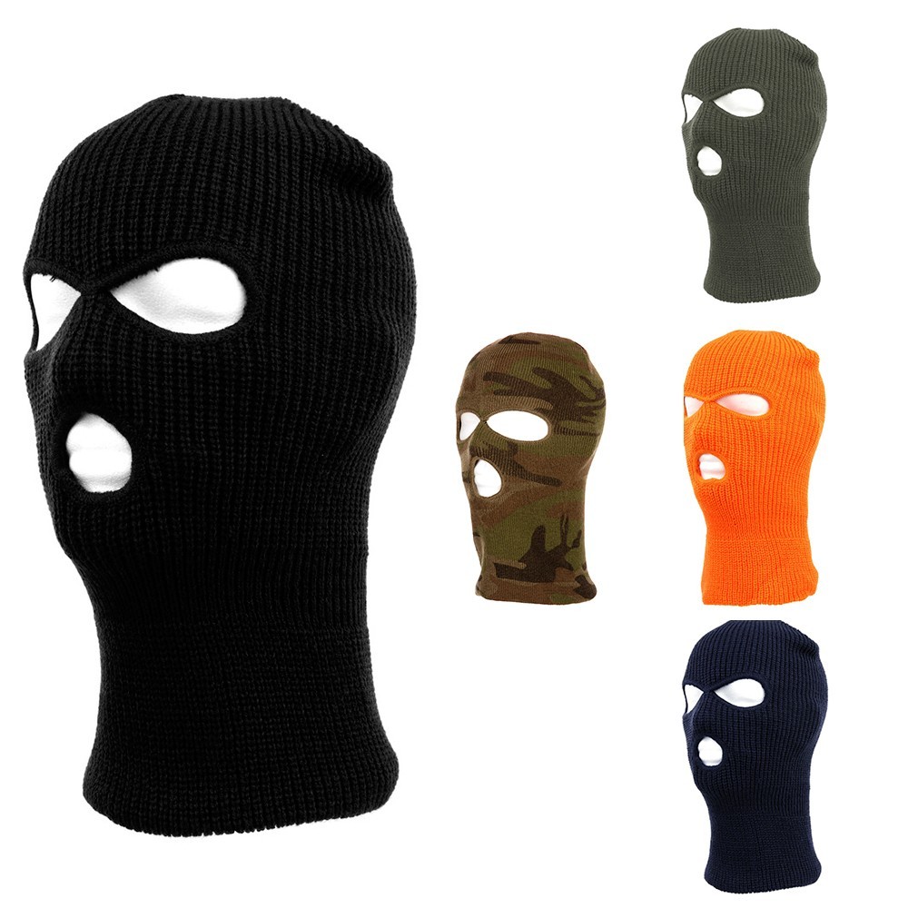 Passamontagna Sottocasco Balaclava pesante Mephisto 3 fori colori vari USA