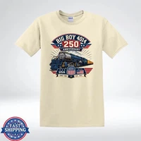 Union Pacific Big Boy 4014 250th Anniversary Steam Locomotive Mens Cotton Graphi