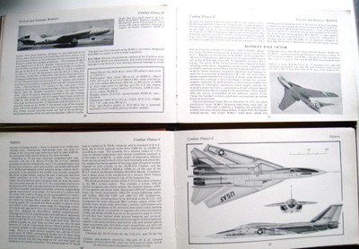 2 x The World Guide to Combat Planes one and two 1966