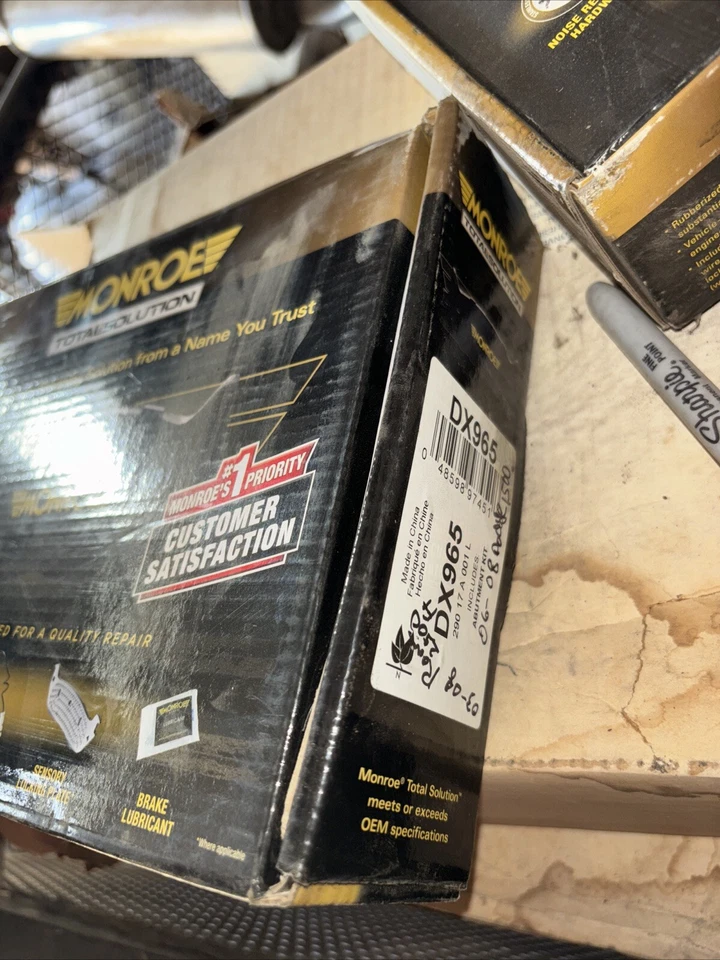 Pastillas de freno de disco Monroe 06-08 1500 Dodge 03-08 Ram 2500 Dx965 Foto 4 de 4