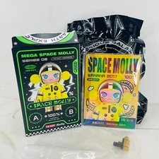 POP MART x Kennyswork Mega Space Molly Series 2 Banana 2017 SR Figure SEALED BAG