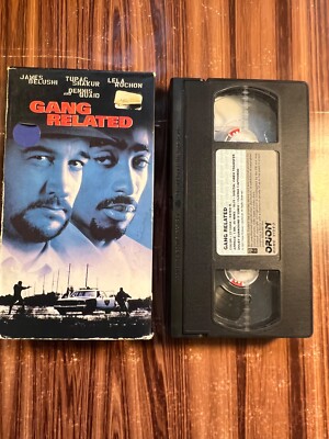 Gang Related VHS Tupac Shakur 2Pac Dennis Quaid James Belushi 1997