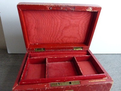 Coffret à Bijoux Ancien 'Au Touriste' - Boîte Vintage Avenue De L'Opéra - Occasion