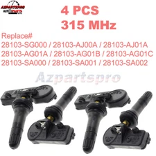 4 TPMS TIRE PRESSURE SENSOR For Subaru XV Crosstrek 2013-2015 Forester 2008-2018