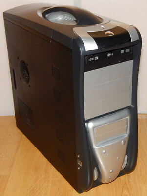 QUADCORE PC Computer AMD Phenom 9650 4x 2,3GHz 4GB 400GB DVDRW Win XP Pro RS232