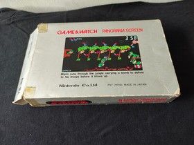 Vintage Nintendo Mario's Bombs Away Panorama Screen Game and watch boxed