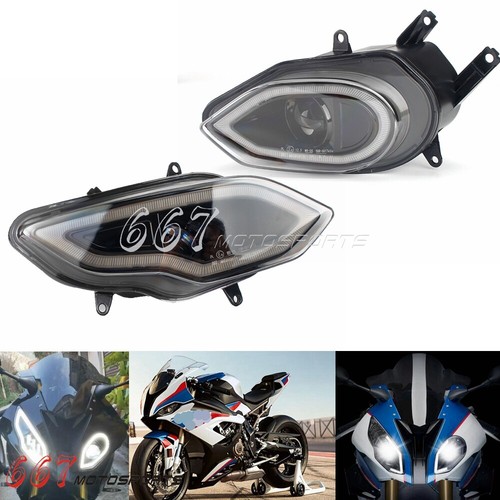 For BMW S1000RR 2015-2018 LED Headlight Assembly w/ Day Running Light E4 E-mark - Picture 2 of 7