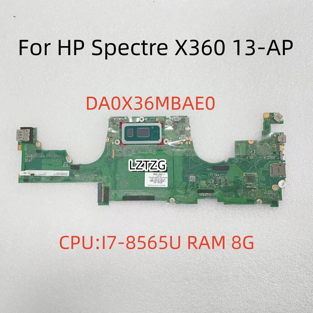 DA0X36MBAE0 For HP Spectre X360 13-AP Motherboard CPU I7