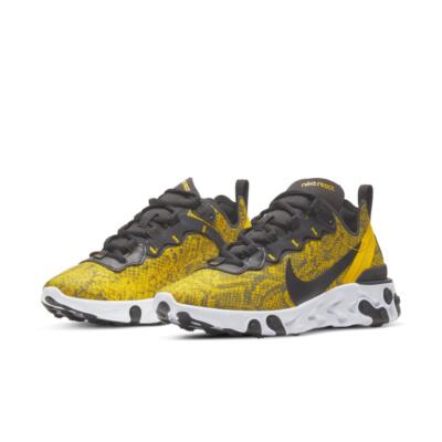 nike react element 55 women's yellow