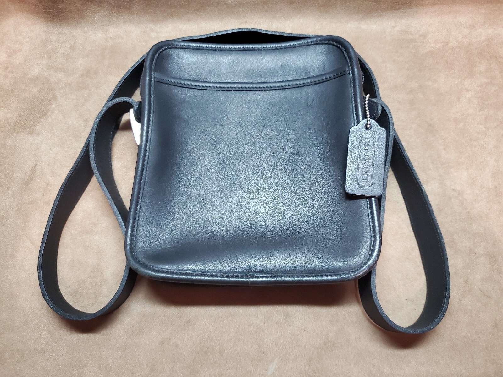 Coach 9817 Black Leather Camera Bag/Crossbody Purse w… Gem