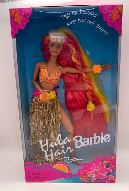 barbie hula hair 1996