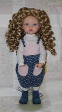 Monique ARIELLE Doll Wig SIZE 8/9 BLONDE Long Wavy Spiral Curls NO Bangs NWT