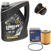 MotoröL ÖLfilter SH4784P 5W30 5Liter + ÖLablassschraube FüR Audi A6 Avant C6