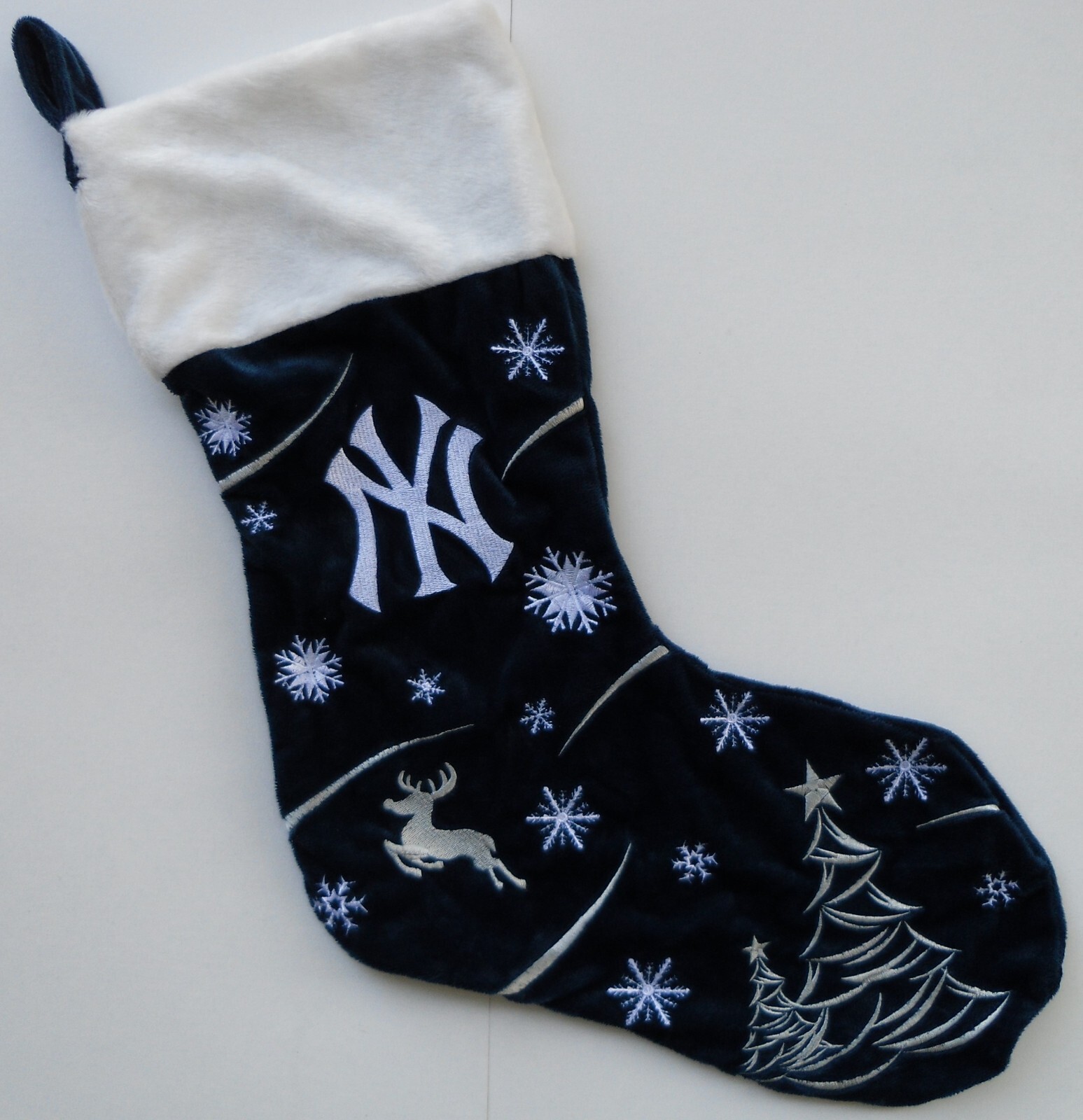 MLB New York Yankees Embroidered Logo Christmas Stocking Baseball | eBay