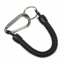 Tactical Lanyard Spring Rope Outdoor Hiking Camping Anti-lost Phone Key Chain