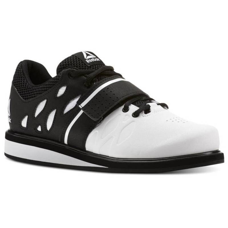 Men's Reebok Lifter PR Weightlifting shoes US size 8 white black