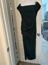 XSCAPE Green Evening Gown - size 14 but Petite length for 4’11