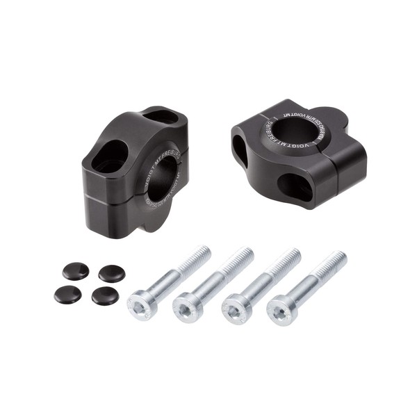 LenkererhöHung 20Mm Schwarz FüR Honda XL1000 V Varadero (01-02) SD01-image
