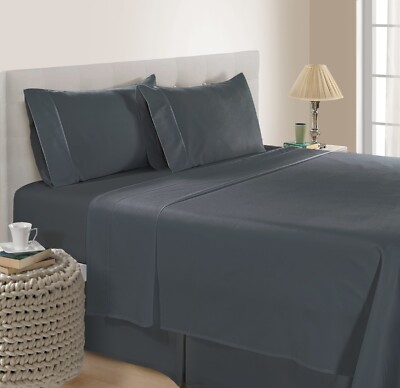 100% Tencel Eucalyptus Lyocell Sheets King 4pc Set  Ultra Soft Cooling & Natural