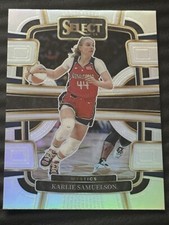 2024 Panini Select WNBA - Concourse Silver Prizm #99 Karlie Samuelson Mystics