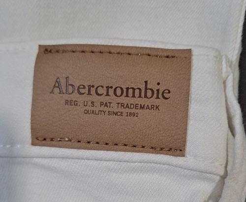 Abercrombie Kids Girls Wide Leg High Rise White Floral Jeans 17/18 Regular NWT - Picture 4 of 12