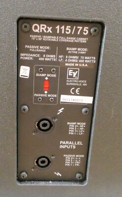 Electro-Voice QRX  Passive Full Range LoudSpeaker