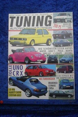 Tuning 4/93 Lexmaul Corsa Steffan Golf Elia Espace Knecht Corvette Novitec Uno