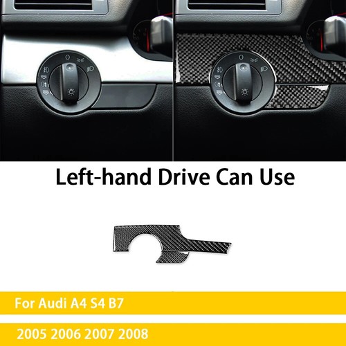 For Audi A4 S4 B7 2005-2008 Accessories Carbon Fiber Car Interior Console Gear - Picture 13 of 74