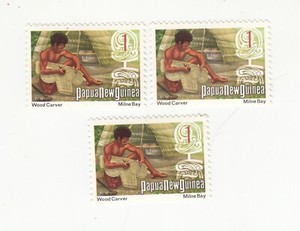 Papua New Guinea 1978. Wood carver, Milne Bay.  Sc# 369. MNH
