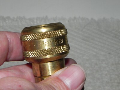 Lot De 2 Raccords Rapides Parker B30-3BP Laiton 1/4" - Référence R0292, New Old Stock