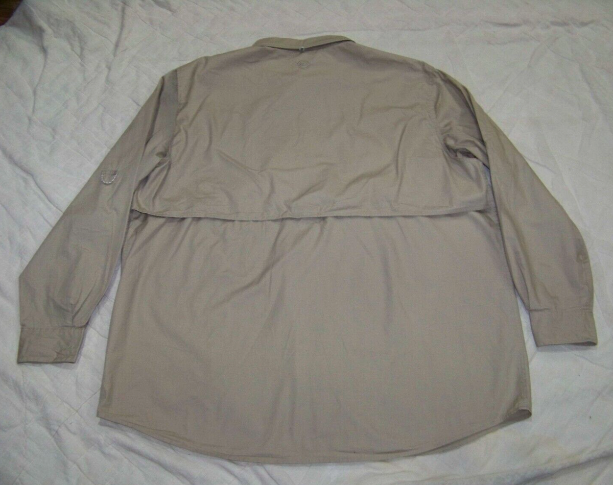 Chemise De Pêche Magellan Outdoor Homme 2XL – Verte – Coupe Classique Anti-humidité