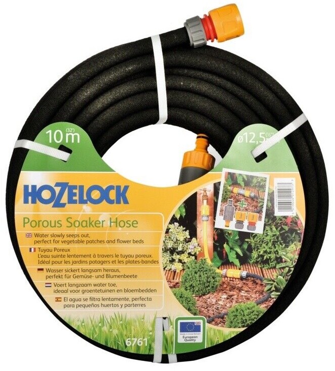 Hozelock Garden Outdoor Flower Beds Vegetables Porous Soaker Water Hose - 10m