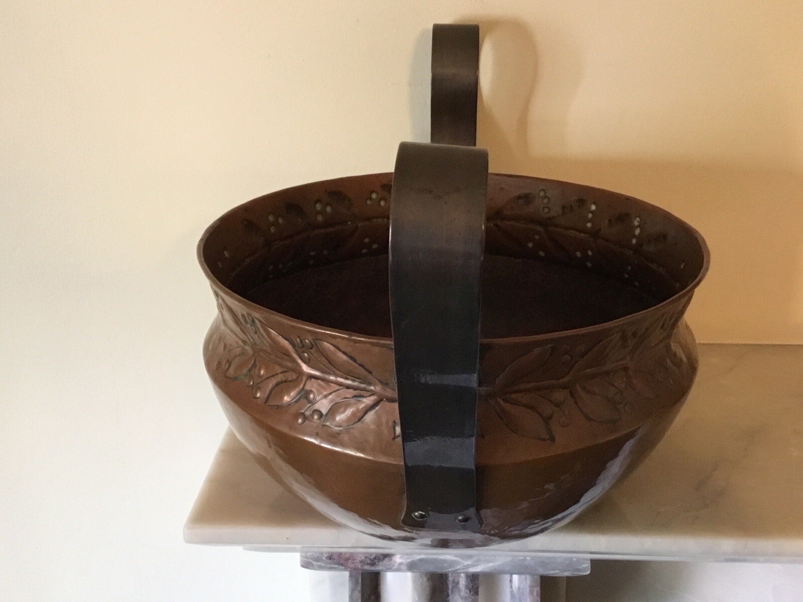 Keswick, Large Arts & Crafts Copper Bowl eBay