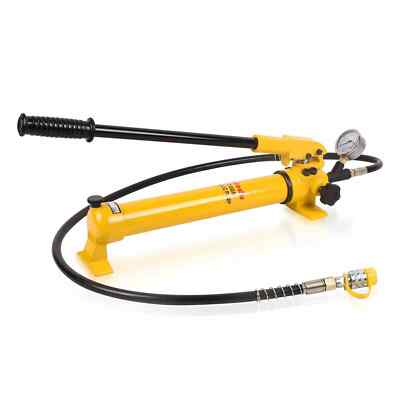 #ad Hydraulic Hand Pump 900CC 10000PSI w Pressure Guage for Hydraulic Lifting Pump $181.98