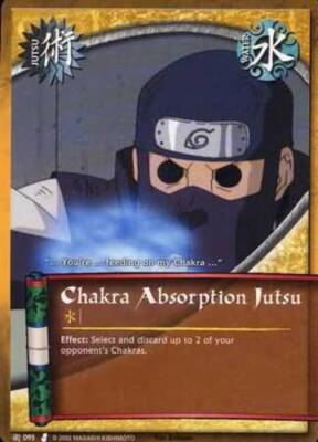Chakra Absorption Jutsu - J-095 - Common - Unlimited Edition - Diamond Foil Curs