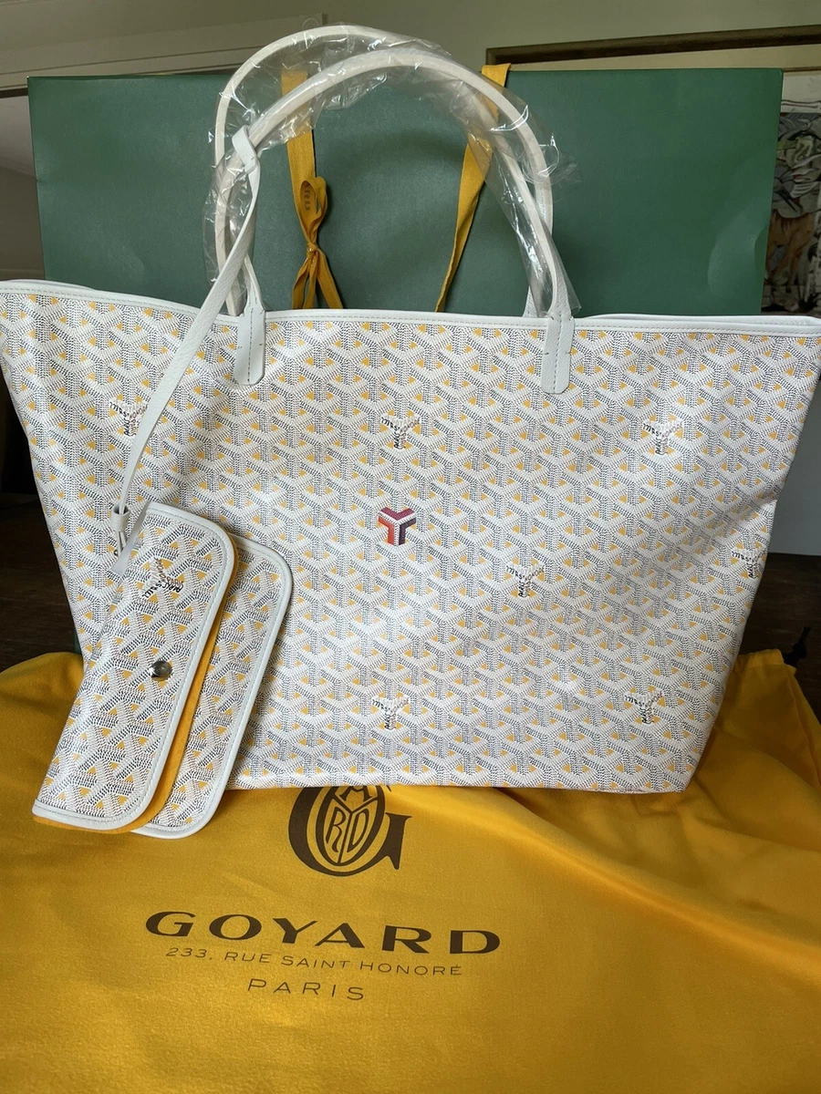 Brand New Reversible Goyard St. Louis Claire Voie GM Yellow With