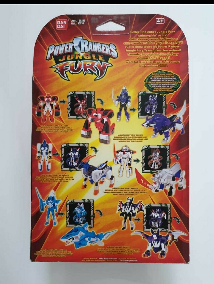 FIGURINE ARTICULÉE POWER Rangers Jungle Fury Deluxe Animorphin Tiger