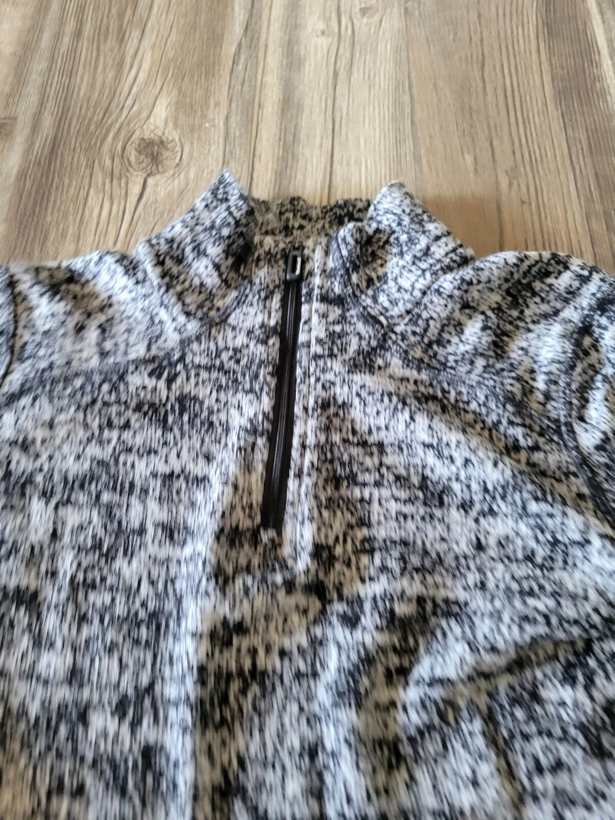 smartwool merino 250 salt pepper pattern quarter-zip base-layer